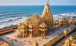 Front View of Somnath Temple Gujarat